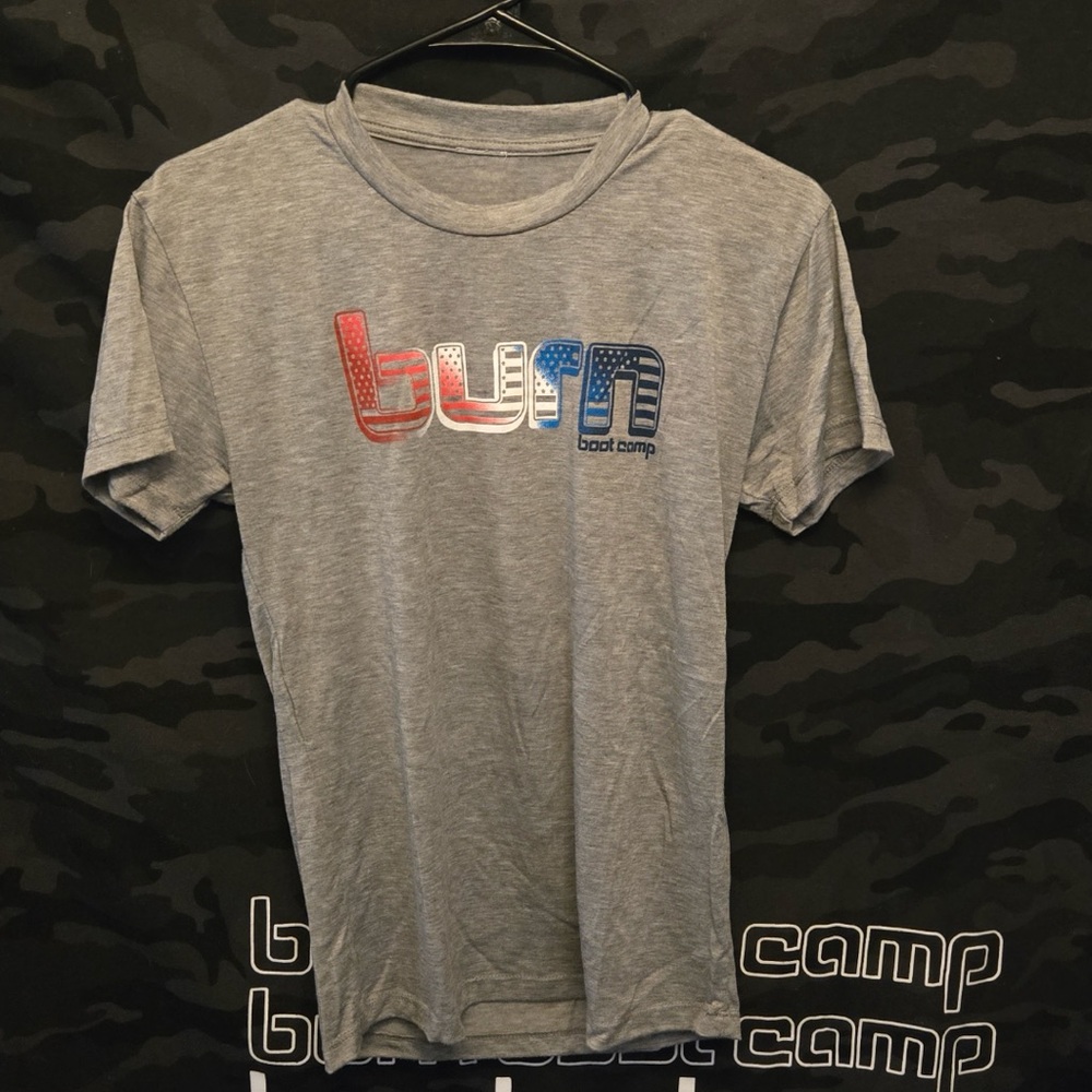 Burn Boot Camp Gray Women's Short Sleeve Tee